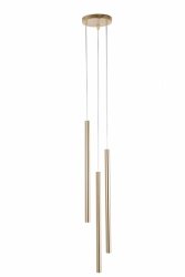Złota lampa wisząca sopel Premium Sigma 40958 lampa nad stół nad wyspę złote rurki 