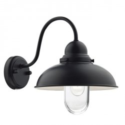 Ogrodowy Kinkiet Ścienny Vintage Czarny Klosz DYNAMO DYN0722 DAR LIGHTING