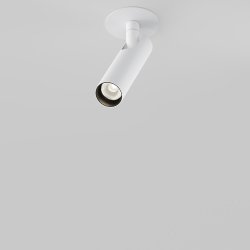 Lampa wbudowana w sufit spot LED nowoczesna regulowana tuba aluminum biała Focus T MAYTONI C141RS-L125-6W3K-W