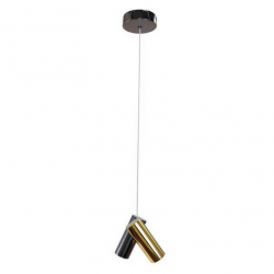 Nowoczesna złoto czarna lampa wisząca do salonu tuby JADE AZ6212 Azzardo