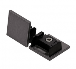 Tytanowe zaślepki do szyny natynkowej jednofazowej magnetycznej niskie 2 szt. Azzardo SIGMA TRACK MAGNETIC LOW END CAP AZ7066