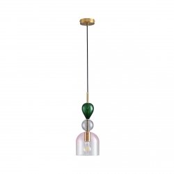 Lampa wisząca nowoczesna szklany kolorowy klosz designerska regulacja wysokości PASTELLO ST-DN345B Step Into Design