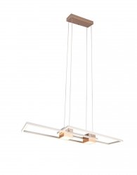 Nowoczesna Dekoracyjna Lampa Wisząca LED W Kolorze Kawowym ALBANY 347710465 TRIO