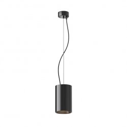 Nowoczesna Lampa Wisząca Tuba Czarna Efir Maytoni P089PL-33W3K-B