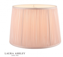 Klosz Abażur 30cm LAURA ASHLEY Hemsley Pleated Silk Pink DAR LIGHTING LA3703520-Q (Abażur- Bez Podstawy)