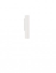 Kinkiet zewnętrzny LED aluminiowy biały tuba minimalistyczny nowoczesny podświetlający elewację IP65 TERVONA LE75239 Luces Exclusivas