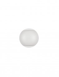 Kinkiet zewnętrzny LED biały okrągły wypukły minimalistyczny nowoczesny IP65 DONVELA LE75306 Luces Exclusivas