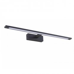 CZARNY KINKIET ŁAZNIENKOWY NAD LUSTRO IP44 LED ISLA GS-LWB-20W BK CCT LIGHT PRESTIGE