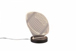Nowoczesna lampa stołowa nocna LED dziecięca w kształcie piłki dekoracyjna na komodę biurko zmiana kolorów FOOTBALL R52821132 Rl