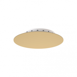 Złote mocowanie do lampy wiszącej lub kinkietu natynkowe max 4 lampy do systemu CAMELEON CANOPY A MINI BRUSHED GOLD 12061 Nowodvorski Lighting