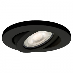 Lagos oczko podtynkowe okrągłe ruchome czarne IP20 LP-440/1RS BK movable Light Prestige