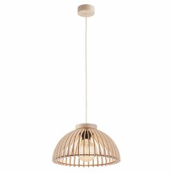 Lampa wisząca kopuła drewniana styl skandynawski minimalistyczna Argon TRE 8633