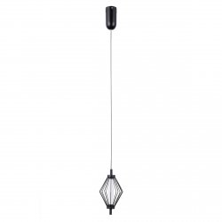 Czarna lampa wisząca nowoczesna stożek led Sevil Italux PND-34403-1-BK
