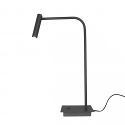 Lampa stołowa reflektorek czarny FLER TABLE BK Azzardo Az6211