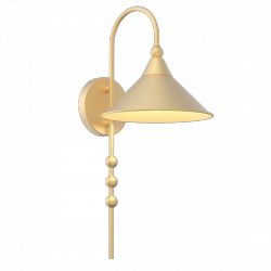 Minimalistyczny Złoty kinkiet ścienny ASHFORD W01562AU Cosmo Light