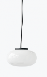 Lampa wisząca LED okrągła szklana biała 23cm minimalistyczna klasyczna uniwersalna nowoczesna Karl-Johan 20330 New Works