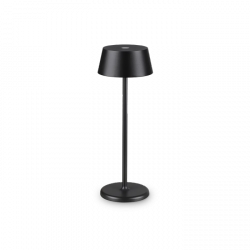Czarna Lampka Stołowa Nowoczesna Ładowana PURE 311678 IDEAL LUX