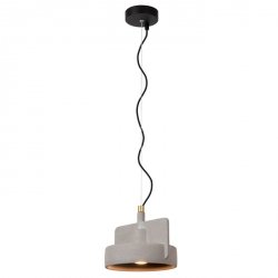 Lampa Wisząca Loft Szara Betonowa NINJA 44415/20/36 LUCIDE
