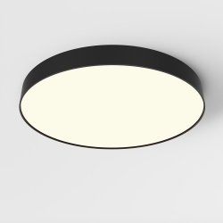Lampa sufitowa LED nowoczesna aluminium czarna ZON MAYTONI C032CL-45W3K-RD-B