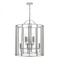 Żyrandol Świecznikowy Glamour Chrom MYKA MYK0850 DAR LIGHTING