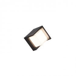 Ogrodowy Kinkiet Nowoczesny LED Czarny PUNO R27026132 RL
