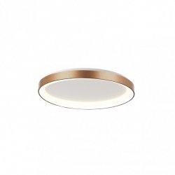 Złota Okrągła Lampa Sufitowa LED Plafon VICO PLF-53675-078RC-GD-3KS4K-TRDIMM ITALUX