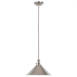 Industralna lampa wisząca w kolorze polerowanego niklu Provence PV-SP-PN Elstead Lighting