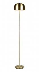 Nowoczesna dekoracyjna lampa podłogowa LED złota półokrągły klosz minimalistyczna klasyczna metalowa ściemnialna JEFF R49151108 Rl