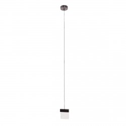 Czarna lampa wisząca VETRO MAXLIGHT P0574D BRUSHED BLACK