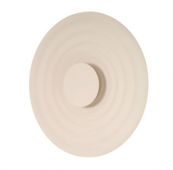 Designerski kinkiet ścienny LED beżowy okrąg RIPPLE WALL 50 AZ6581 Azzardo