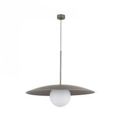 Brązowa lampa wisząca okrągła minimalistyczna loftowa uniwersalna klasyczna SLATE 11347 TK-LIGHTING