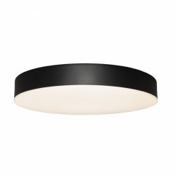 Plafon sufitowy czarny LED okrągły minimalistyczny nowoczesny tworzywo sztuczne Lumos C0272 MAXLIGHT