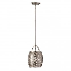 Designerska lampa wisząca Zara Feiss FE-ZARA-P Szczotkowana stal Mozaika