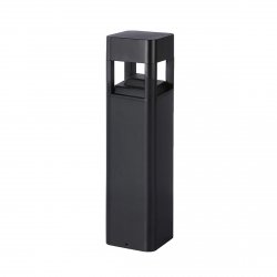 Nowoczesna lampa ogrodowa słupek LED czarny 40cm minimalistyczny wzdłuż podjazdu Foleda OFL-5215-S-3K ITALUX