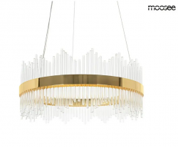 Kryształowa złota lampa wisząca LED w stylu glamour FLORENS 60 GOLD MSE010100363 Moosee
