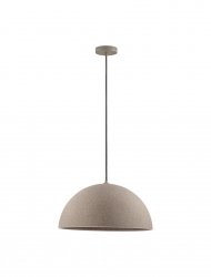 Nowoczesna brązowa lampa wisząca półokrągły klosz minimalistyczna uniwersalna możliwość ściemniania NAVIRTA LE45342 Luces Exclusivas