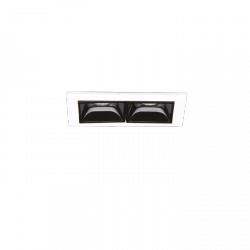 Oświetlenie Podtynkowe Oprawa Prostokątna Czarno Biała LIKA TRIM 267869 IDEAL LUX