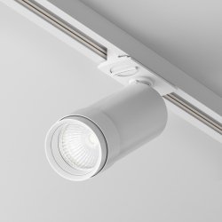  Lampa szynowa minimalistyczna nowoczesna LED regulowana aluminium biała Focus Zoom MAYTONI TR021-1-12B4K-Z-W