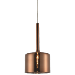 Nowoczesna Lampa Wisząca Szkło Miedziane COPENHAGEN P01028CU COSMO LIGHT 
