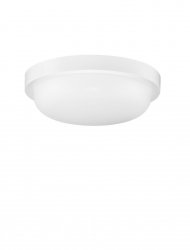 Plafon zewnętrzny LED okrągły biały minimalistyczny klasyczny IP65 CELVORA LE75259 Luces Exclusivas