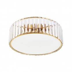 Plafon szklany złoty okrągły 40cm glamour designerski elegancki nowoczesny ST-D8801C-R40-MAGIA Step Into Design