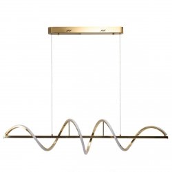 Złota nowoczesna lampa wisząca MEMPHIS Azzardo AZ6814