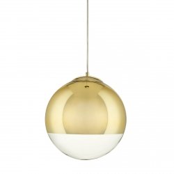 Lampa wisząca 30cm złota dekoracyjna minimalistyczna klasyczna nowoczesna szklana kula FLASH MP1238-300 gold Step Into Design