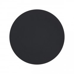 Lampa ścienna kinkiet czarny okrągły 20cm płaski metalowy minimalistyczy NYX ST-8293W/20 black Step Into Design