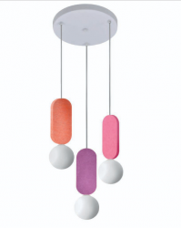 Oryginalna lampa wisząca pastelowe kolory BALLO LP-0730/3P Light Prestige