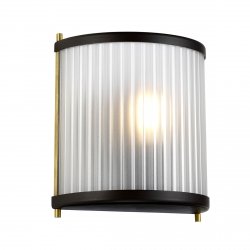 Kinkiet Corona 1 źródło światła stary brąz / stary mosiądz uniwersalny retro szklany DL-CORONA1-BAB ELSTEAD LIGHTING