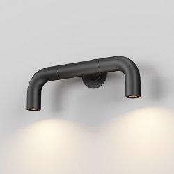  Nowoczesne oświetlenie zewnętrzne na ścianę LED grafit stal nierdzewna Sleek MAYTONI O477WL-L4GF3K