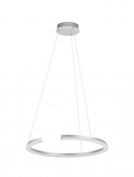 Lampa wisząca srebrny okrąg ORINOCO LE44530 Luces Exlusivas