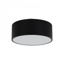 Nowoczesny plafon łazienkowy okrągły 30cm czarny minimalistyczny klasyczny IP54 LIVO S 10984 TK-Lighting