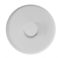 Nowoczesny kinkiet ścienny LED biały okrągły 35cm minimalistyczny dekoracyjny OTTO AZ7284 Azzardo